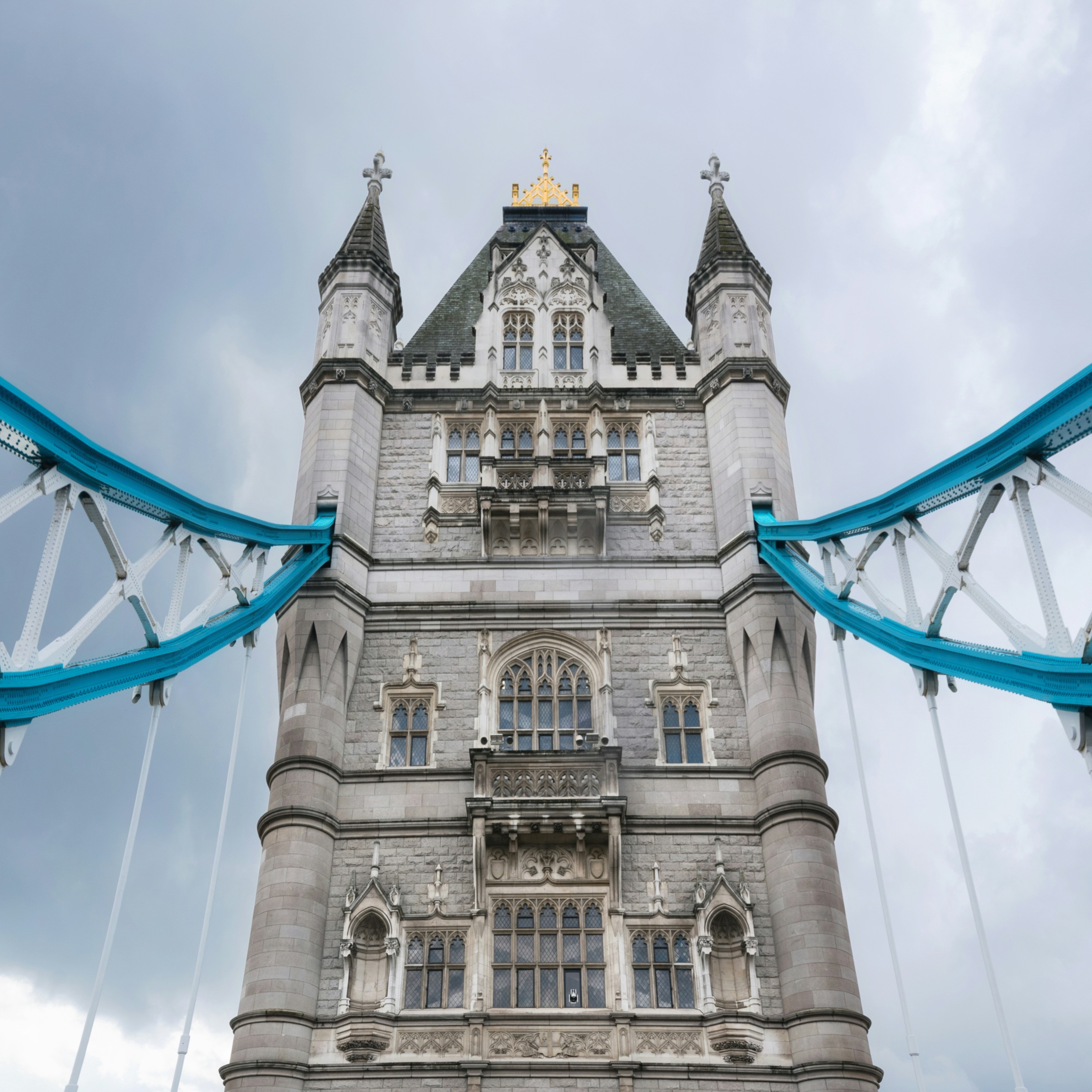 The Tower Bridge bottom view
